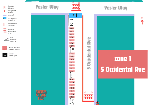 Pioneer Square Fest: Zone 1 -  Saturday Market (07/05)