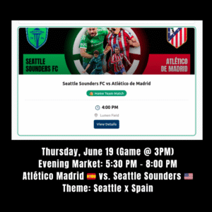 June 19th - Pioneer Square Watch Party Market