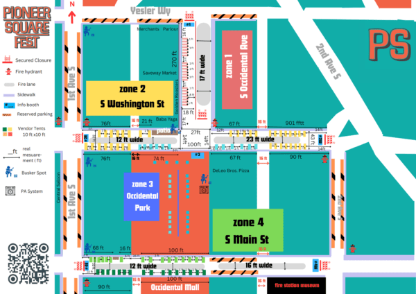 Pioneer Square Fest: Put Me Anywhere Weekend Package