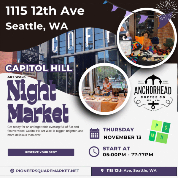November 13th - Anchorhead Art Walk Night Market